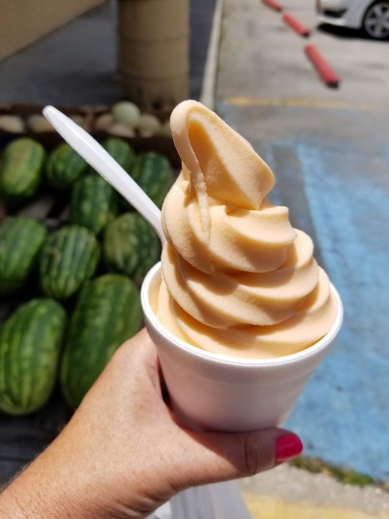 The Legendary Peach Soft Serve