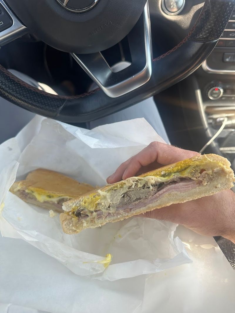 Cuban Sandwiches Pressed On Freshly Baked Bread