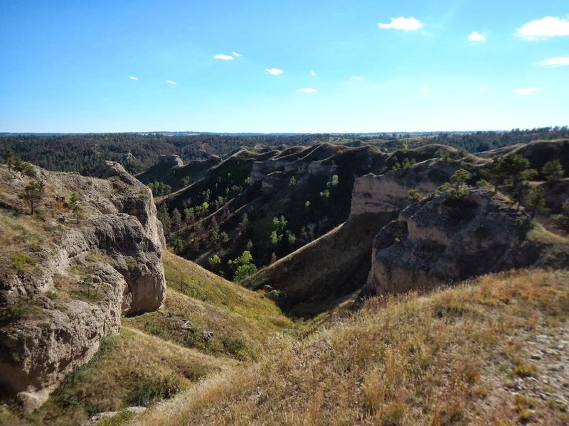 Pine Ridge Trail Near Fort Robinson And Chadron