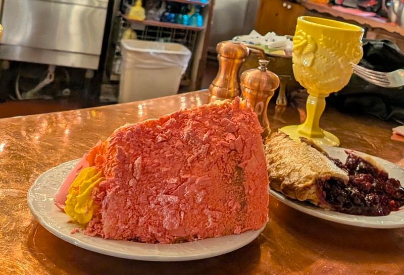 The Most Enchanting Little Cafe In California Has Portions That Will Blow You Away - Decor Hint The Famous Pink Champagne Cake Worth Every Bite