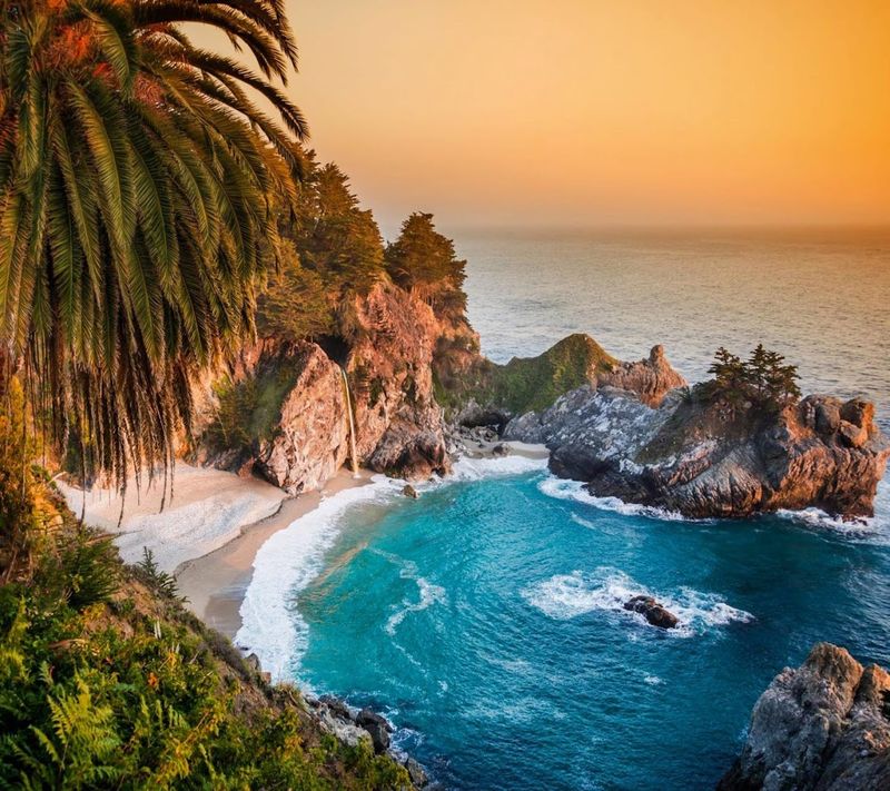 14 Breathtaking Waterfalls In California That Will Leave You Speechless This Spring - Decor Hint McWay Falls, Big Sur