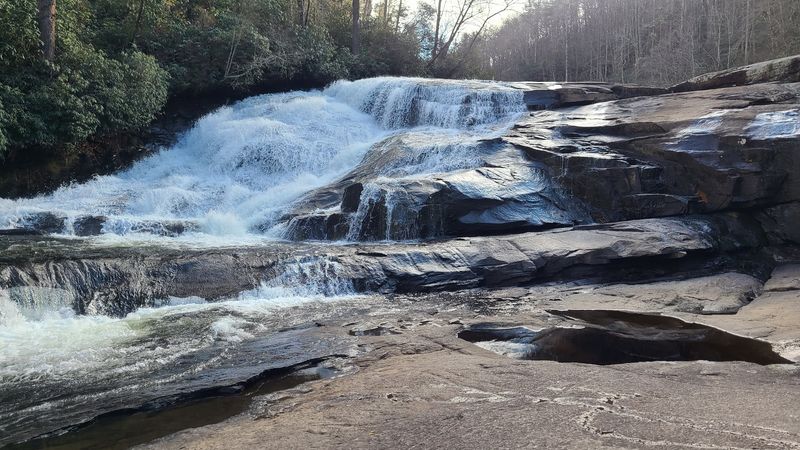 The Trail Gets Scenic Between Falls