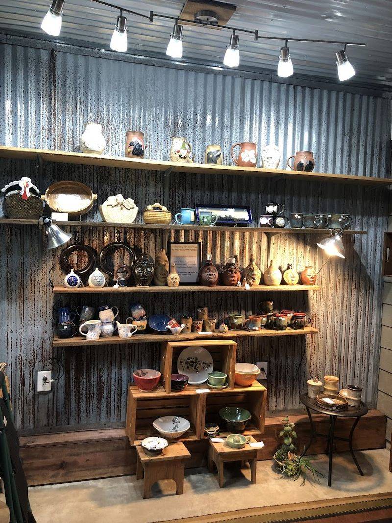 Local Art at Mud Blossom Pottery and Area Galleries