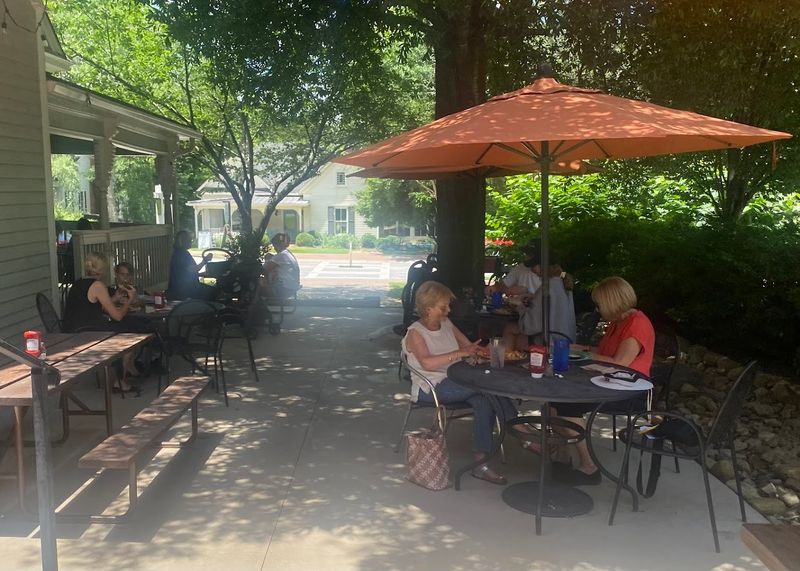 Spacious Back Patio Outdoor Seating