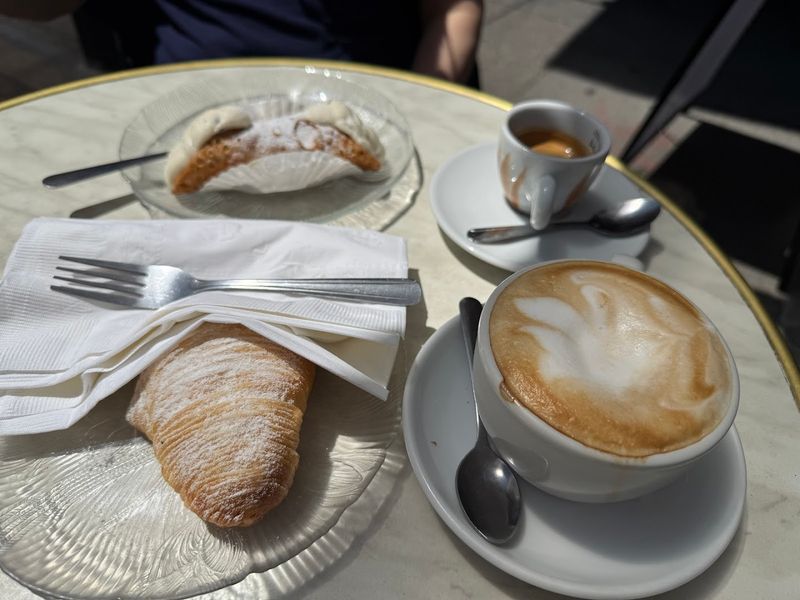 This San Francisco, California Coffeehouse Feels Like Europe With Authentic Italian Desserts - Decor Hint Coffee Drinks That Anchor The Menu