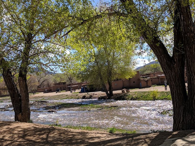 The Rio Pueblo De Taos Runs Right Through The Heart Of It