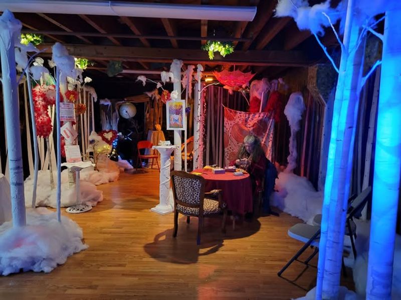A Hidden Sale Section Behind A Wardrobe