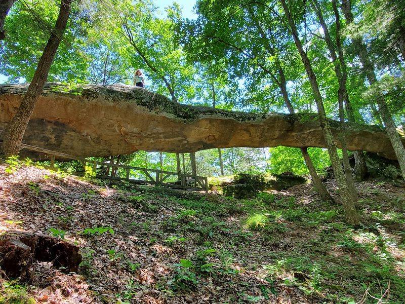 The park's rock formations add real character