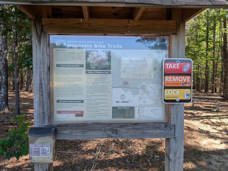 Moccasin Branch Bike Trails At Raven Rock State Park