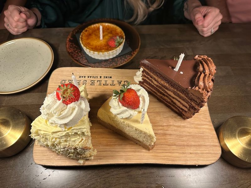 Dessert gives the meal a proper finish