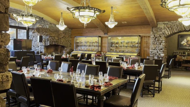 Glowing Fireplaces Under Glass Ceilings