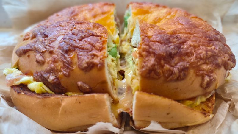 New York Style Bagel With Lox And Cream Cheese