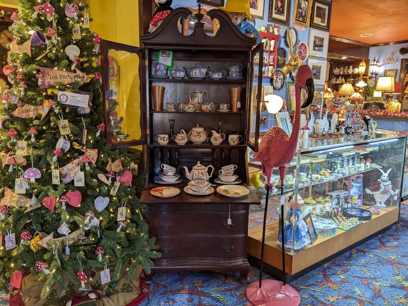 Alice in Wonderland Theme Woven Throughout the Store