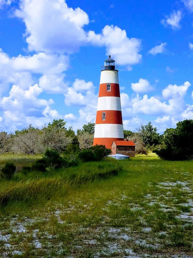 Sapelo Island Lighthouse, Tall Views and Old Character