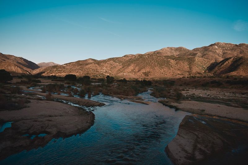 The Mojave River Flows Through The City