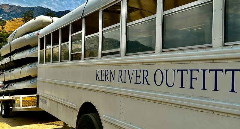 Mountain Road 99 Runs Alongside The Upper Kern
