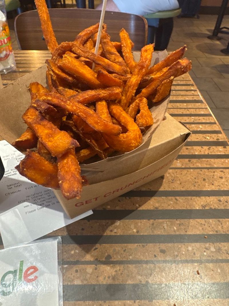 Sweet Potato Fries and Buttermilk Onion Rings Worth the Side Order