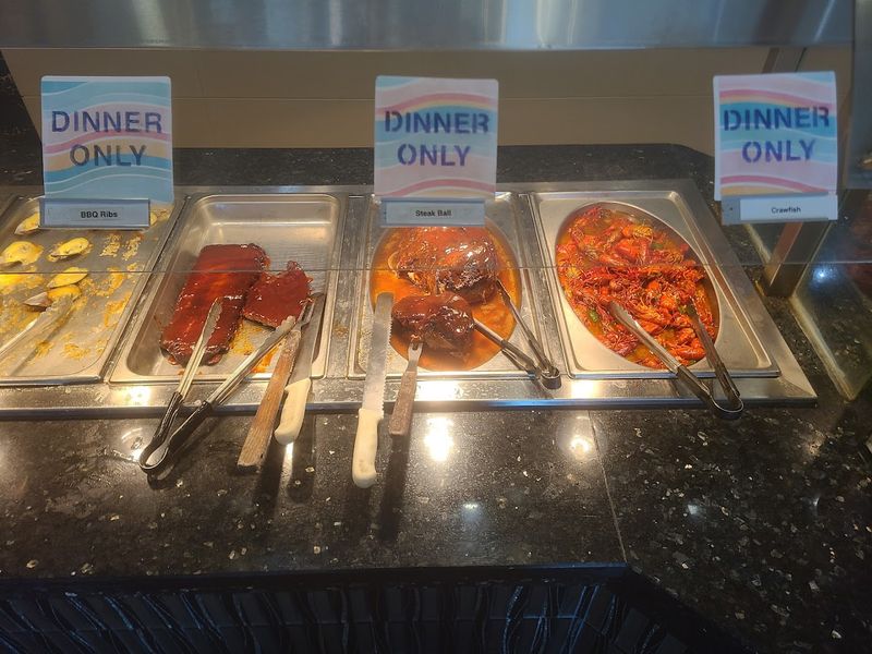 Seafood Dinner Buffet Pricing Sets The Evening Apart From Lunch