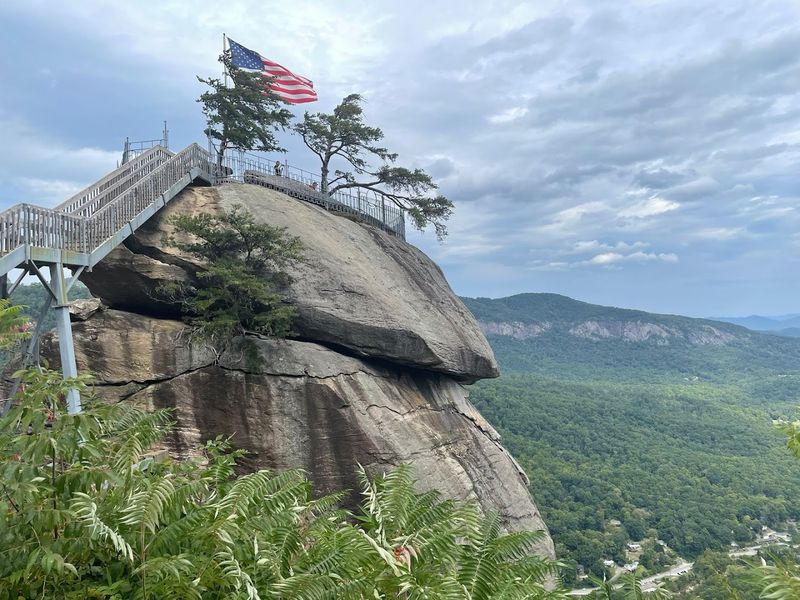 Chimney Rock And Its Hidden Fissures