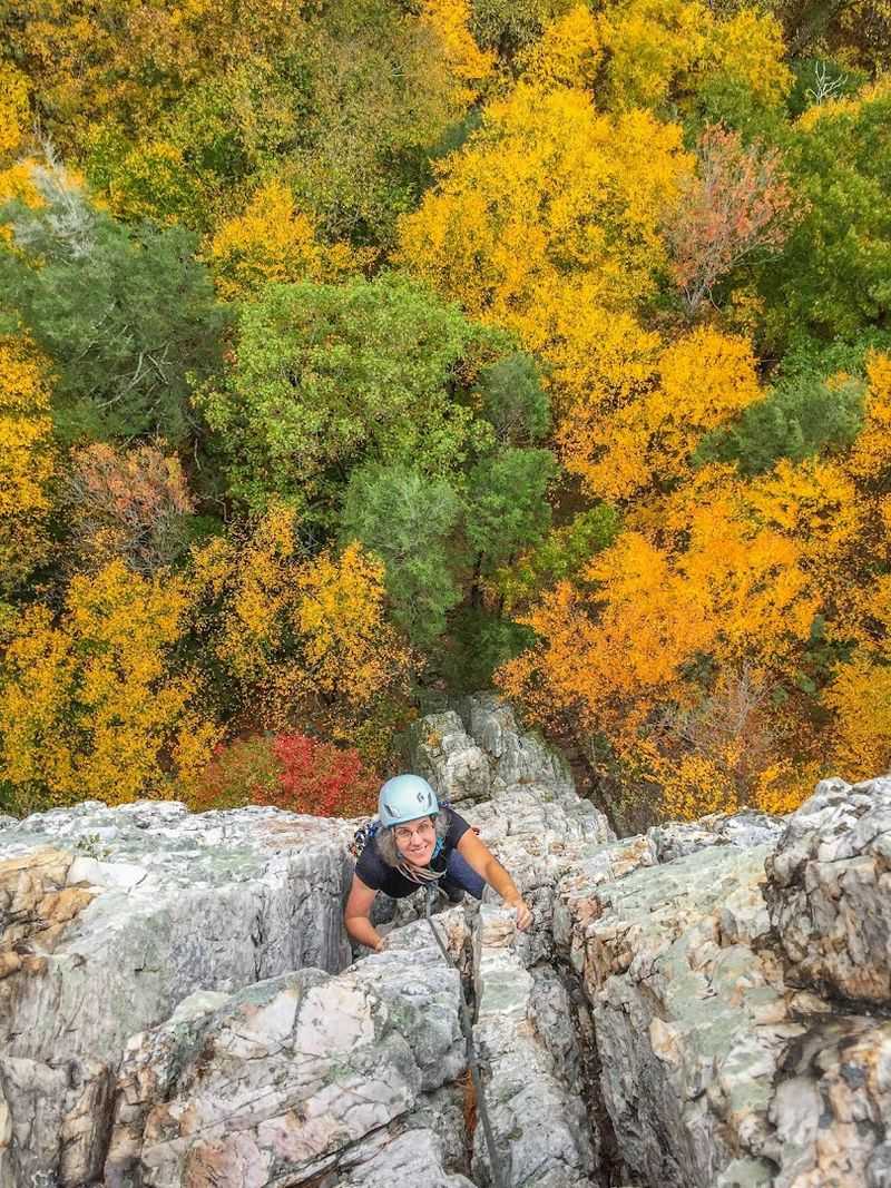 Guided Rock Climbing In The Blue Ridge Mountains
