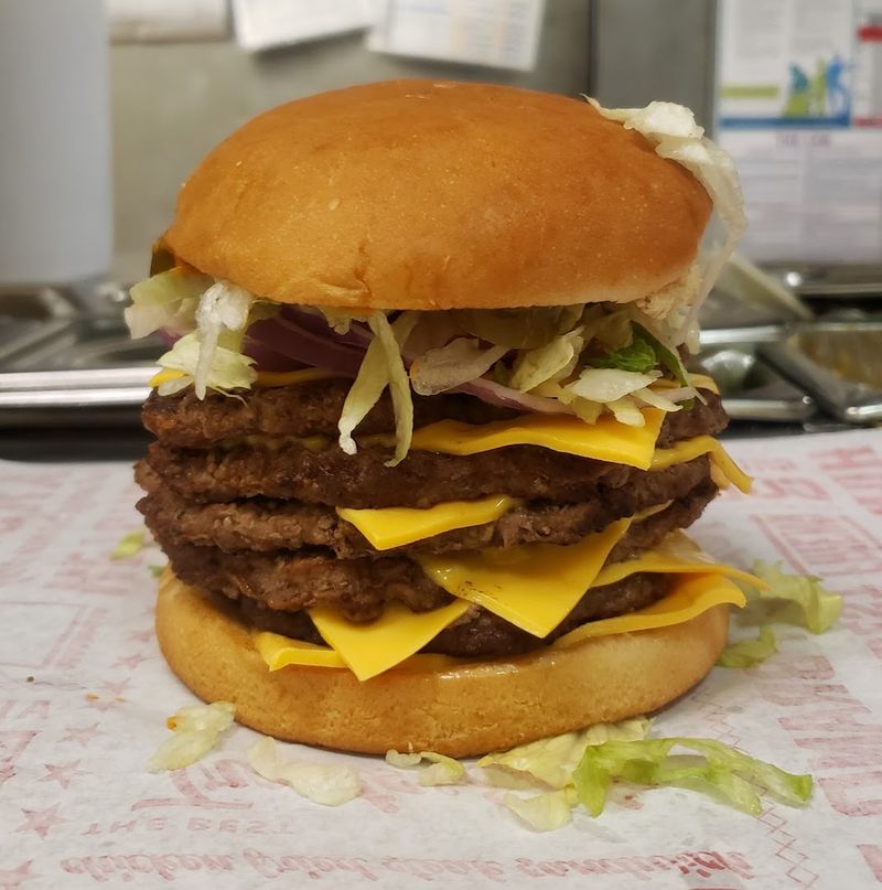 Texas Dairy Queen Belt-Buster Burger