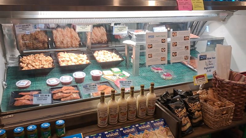 Fresh Seafood To Take Home From The Market Side