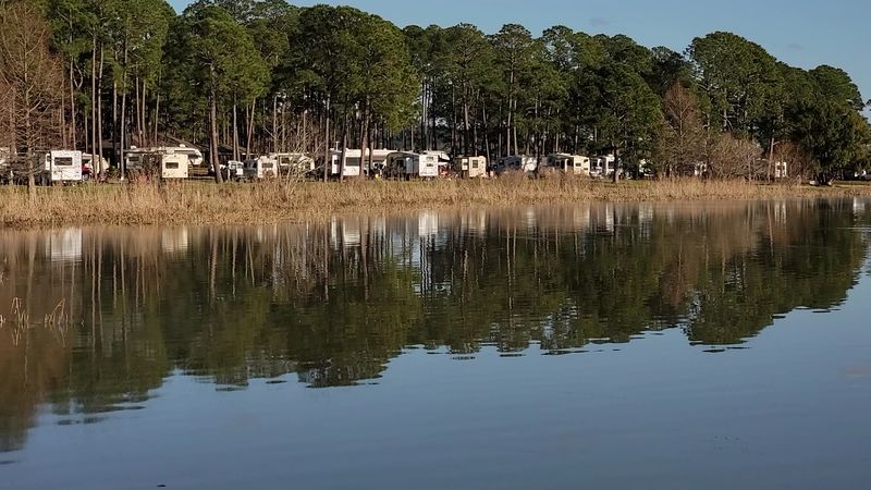 Camping Right On The Water