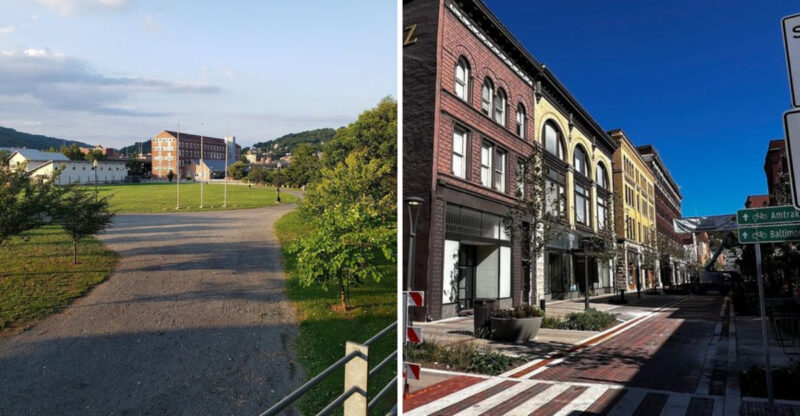 The Maryland Town Near The Borders Of Two States With A Rich Railroad History