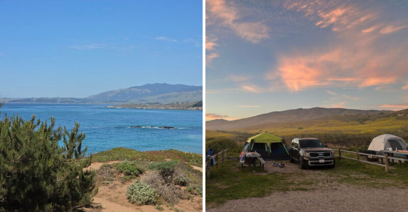 These 11 California Central Coast Campgrounds Are Perfect For Spring Ocean Views