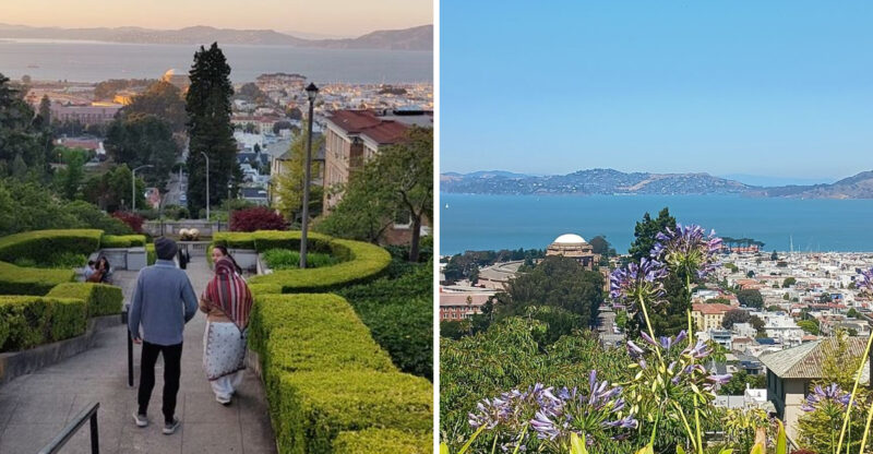 These Iconic San Francisco, California Steps Feel Like A Perfect Climb In April