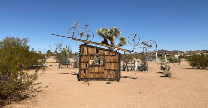 This 10-Acre California Museum Is Filled With Giant Desert Sculptures Made From Castoff Objects