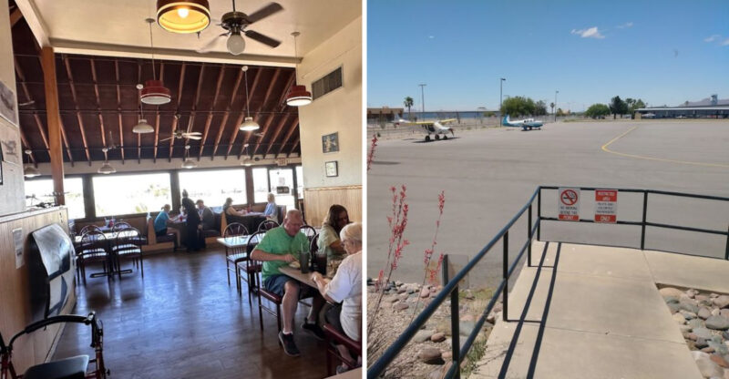 This Arizona Airport Cafe Lets You Dine While Planes Take Off Right Outside