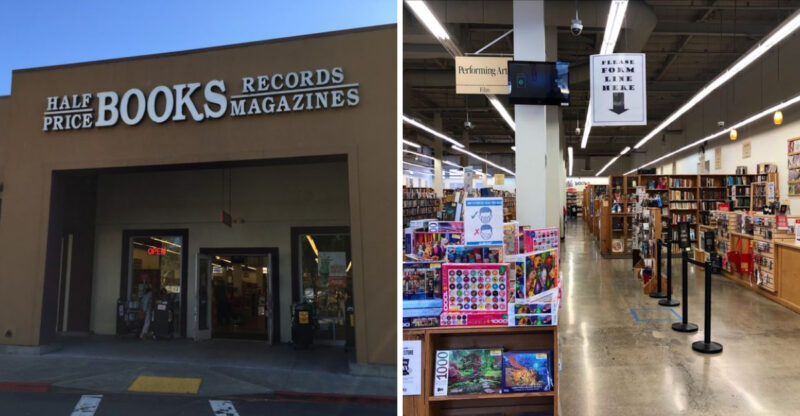 This Enormous California Bookstore In Fremont Lets You Fill Your Cart With Books Starting At Just $1