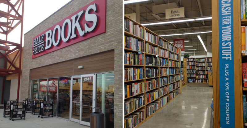 This Enormous Georgia Book Warehouse Lets You Fill A Cart For Just $50