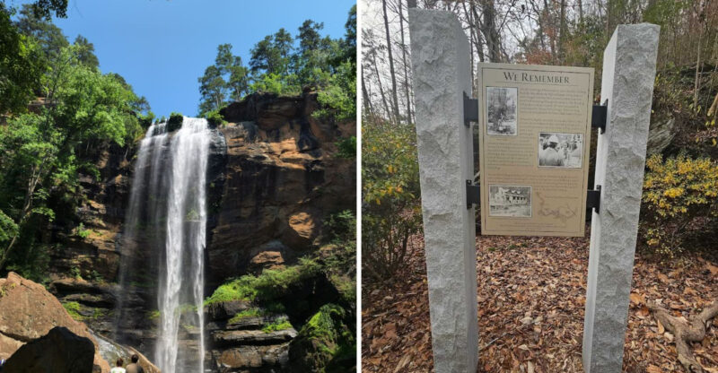 This Hidden Georgia Waterfall Sits Just Steps From A College Campus
