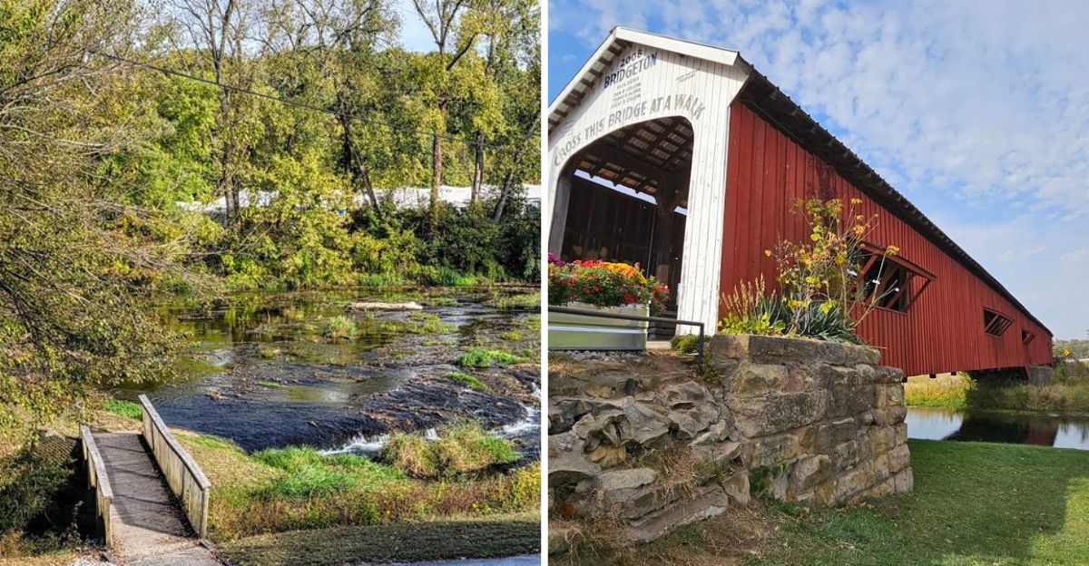 This Indiana Town Is Defined By Its Connection To Covered Bridge Festival Food - Decor Hint