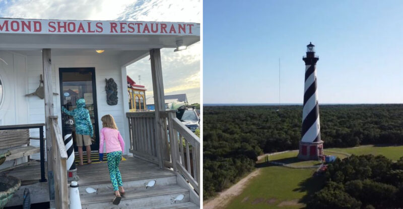 This North Carolina Seafood Restaurant Sits Just Minutes From A Famous Lighthouse