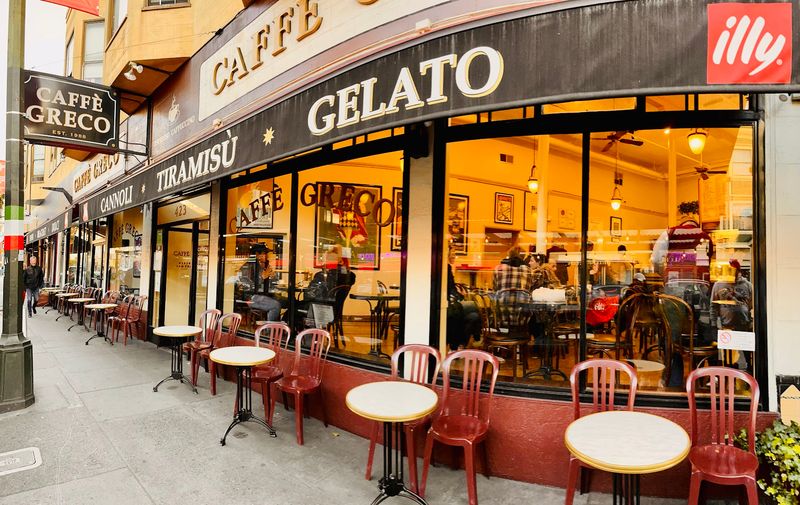 This San Francisco, California Coffeehouse Feels Like Europe With Authentic Italian Desserts - Decor Hint A Legacy Business With Deep Roots In North Beach