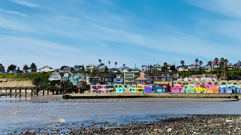 Capitola Beach Sits Right In The Middle Of Capitola Village
