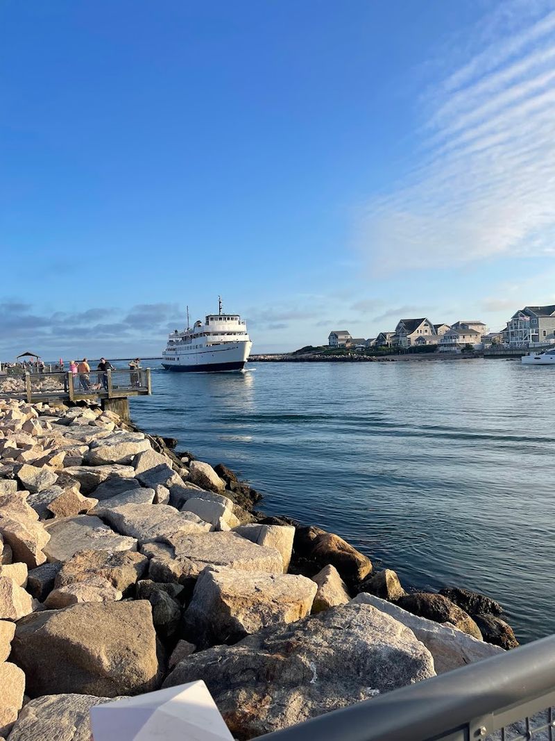 A Harborfront Spot Along An Active Working Waterfront