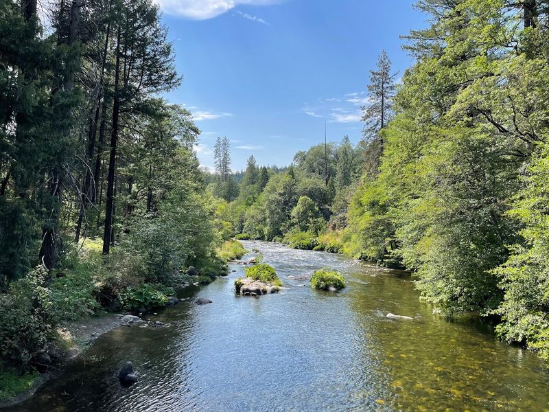 The Sacramento River Flows Through The Park For Fishing And Swimming