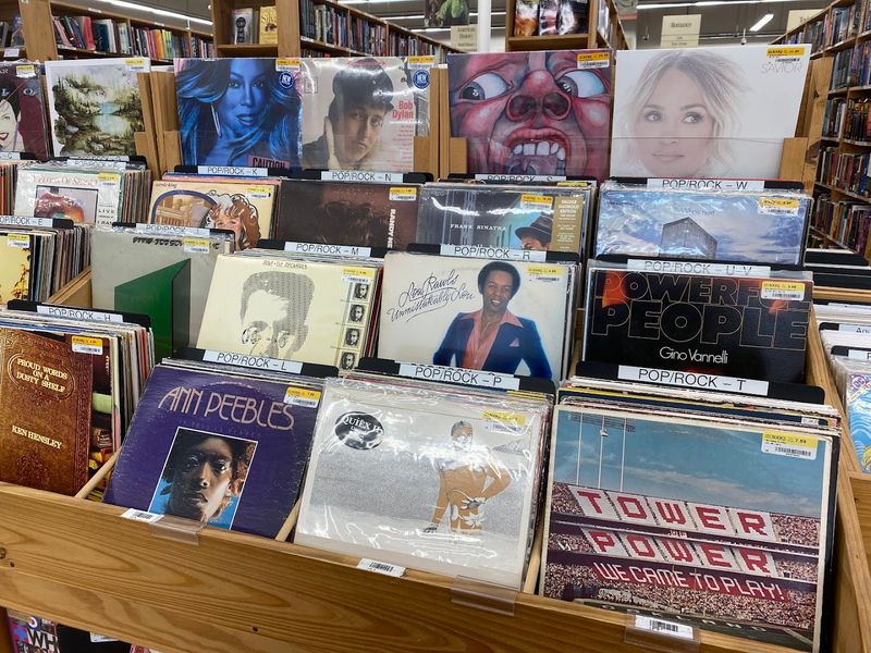 A Vinyl and Music Section Worth Digging Through