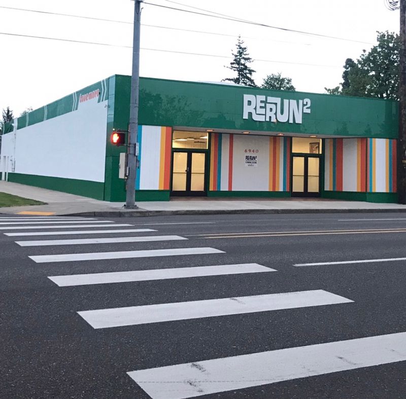 This Oregon Thrift Store Feels Like A Treasure Hunt Through Time - Decor Hint The Vibrant Green Exterior That Stops You In Your Tracks