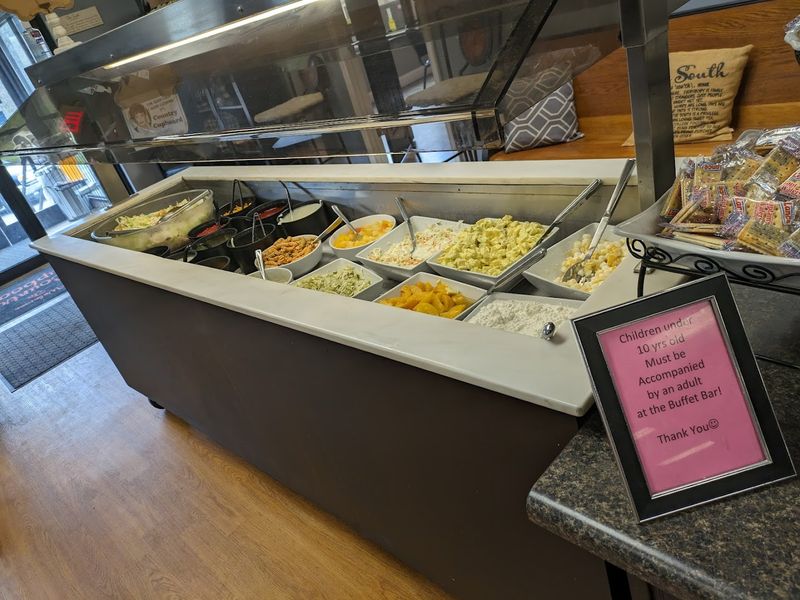 The Salad Bar With Specialty Homemade Additions
