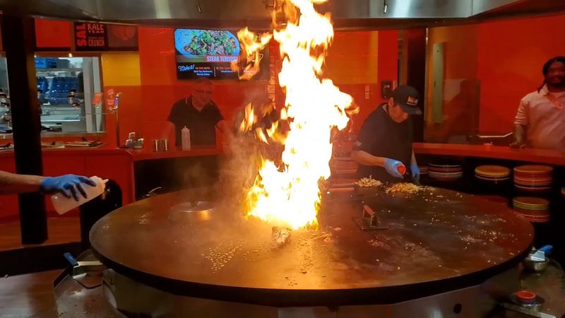 Open-Flame Cooking Turns Dinner Into Part Of The Show