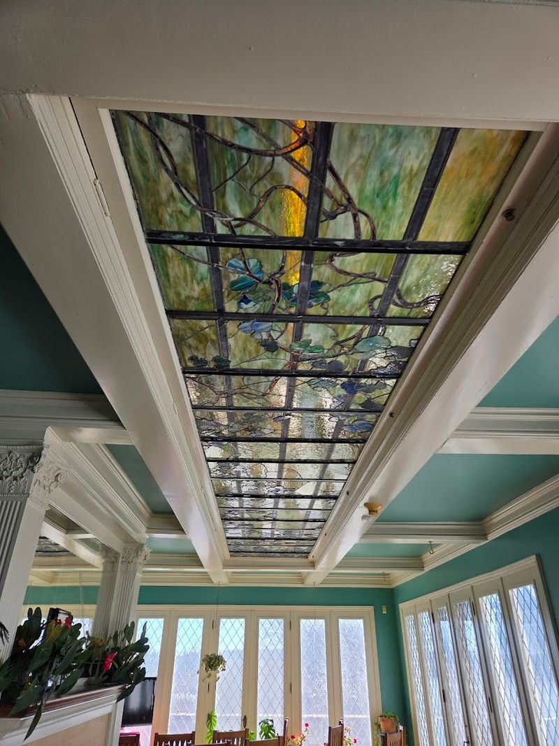 The Tiffany Skylight Hidden Inside The Sun Room