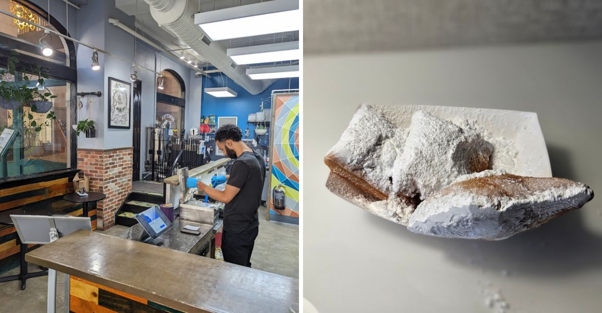 A Taste Of North Carolina Is Hiding In This Spot With The Best Beignets Ever 2 - Decor Hint