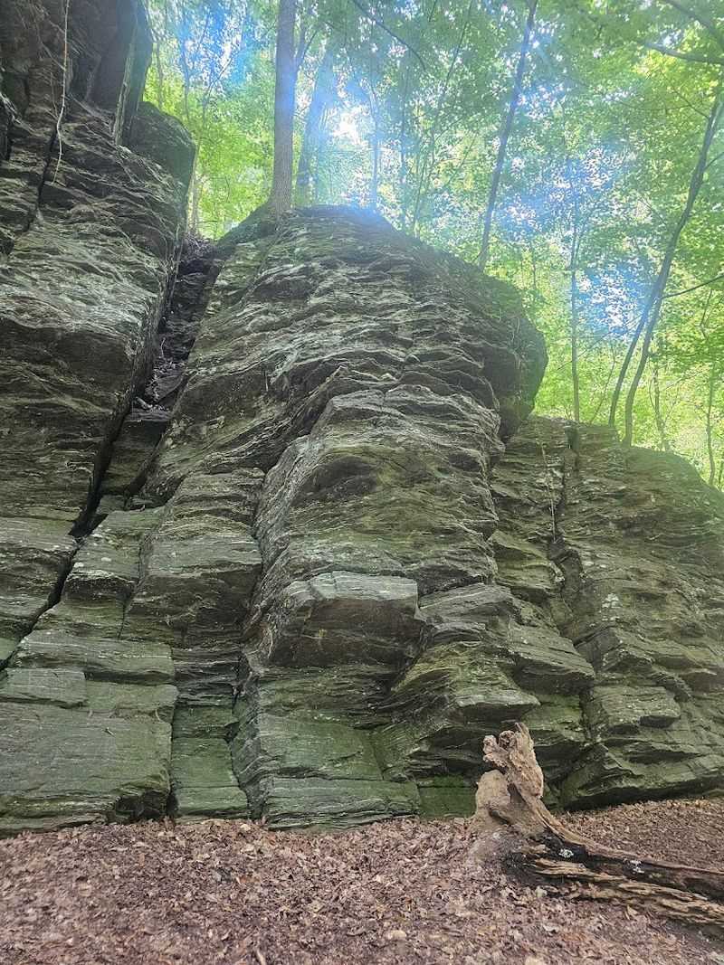 The Rugged Rocky Bluffs And Cliff Edges