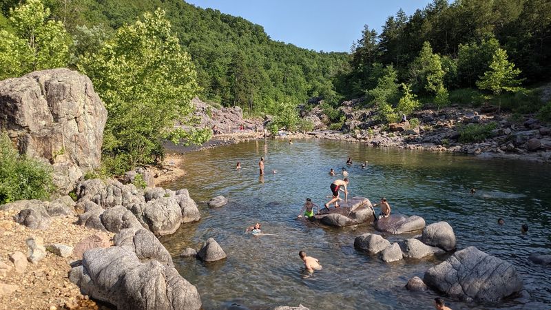 Clear Swimming Holes Carved By The River