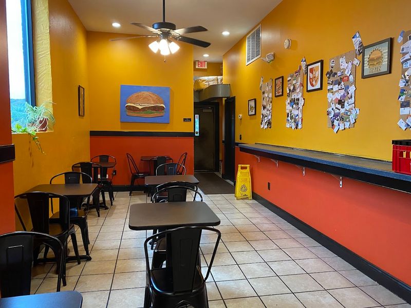 The Burgers At This Tiny Connecticut Spot Are So Good You'll Crave Them All Week - Decor Hint How The Small Space Adds To The Charm